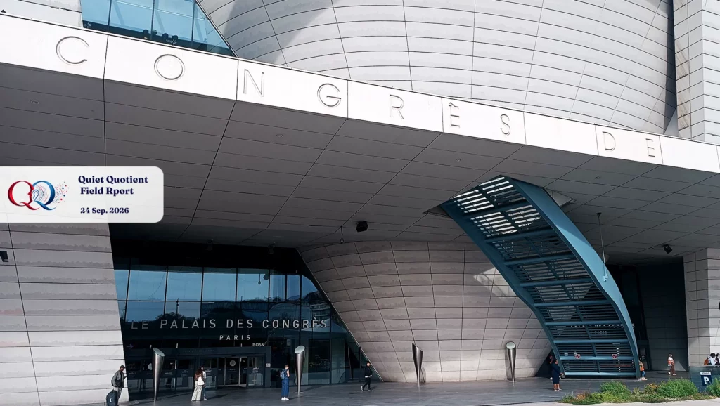 Entrance of the Palais des Congrès de Paris at Porte Maillot, venue of Le Printemps des Études 2026